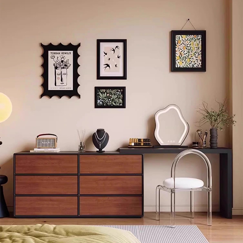 Home Essentials Bathroom Storage - Grande coiffeuse noire, mobilier de maison,