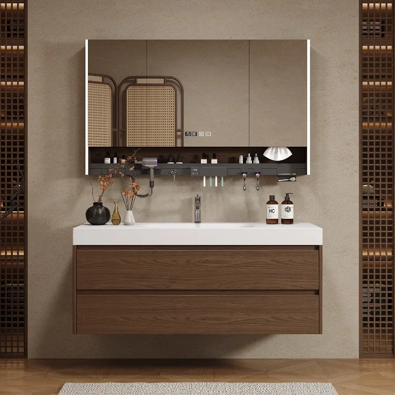 Cloisons en bois, armoire de s - Home Bathroom Vanity Combo avis et prix
