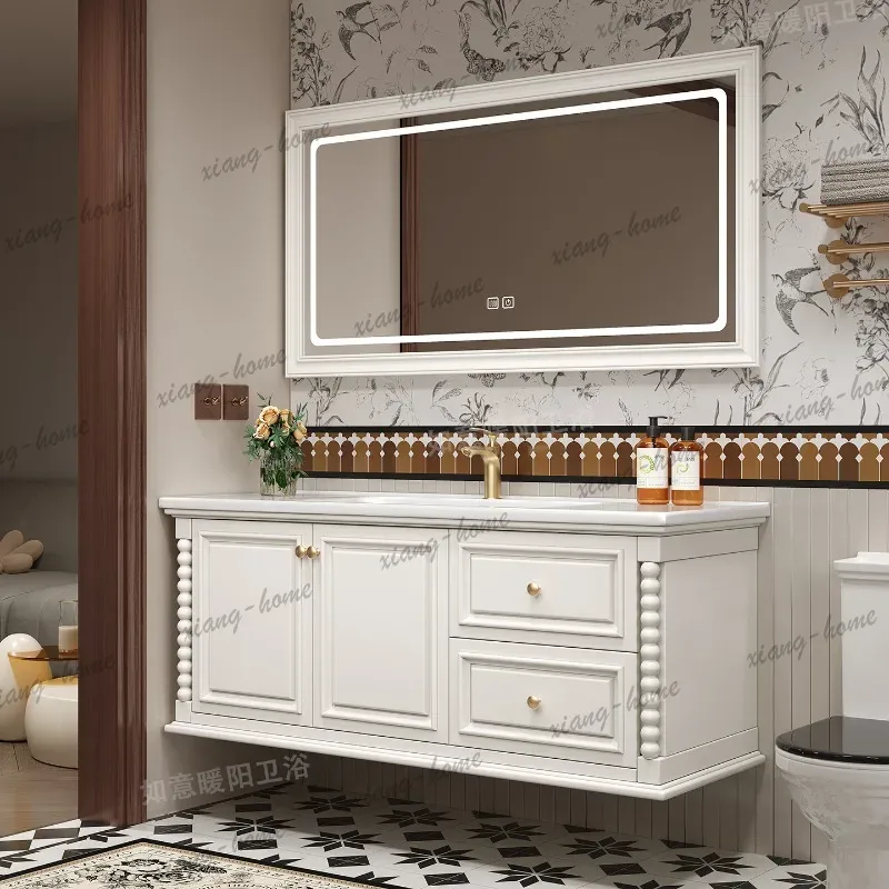 Petit meuble de salle de bain  - Home Bathroom Vanity Combo avis et prix