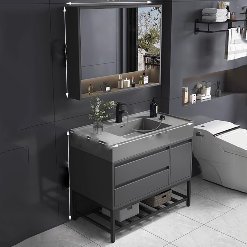 Armoire de salle de bain de lu - Home Bathroom Vanity Combo avis et prix