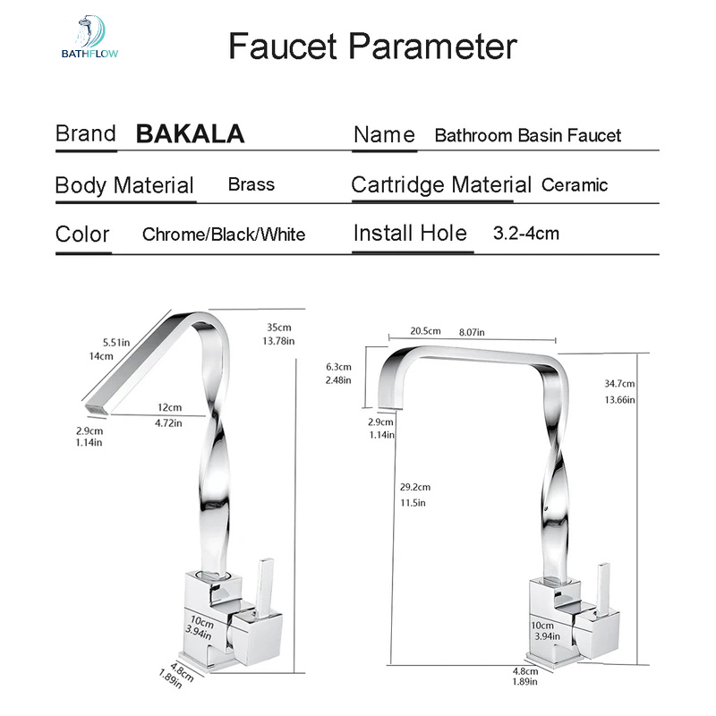 Robinet de lavabo de salle de  - Basin Mixer Tap avis et prix