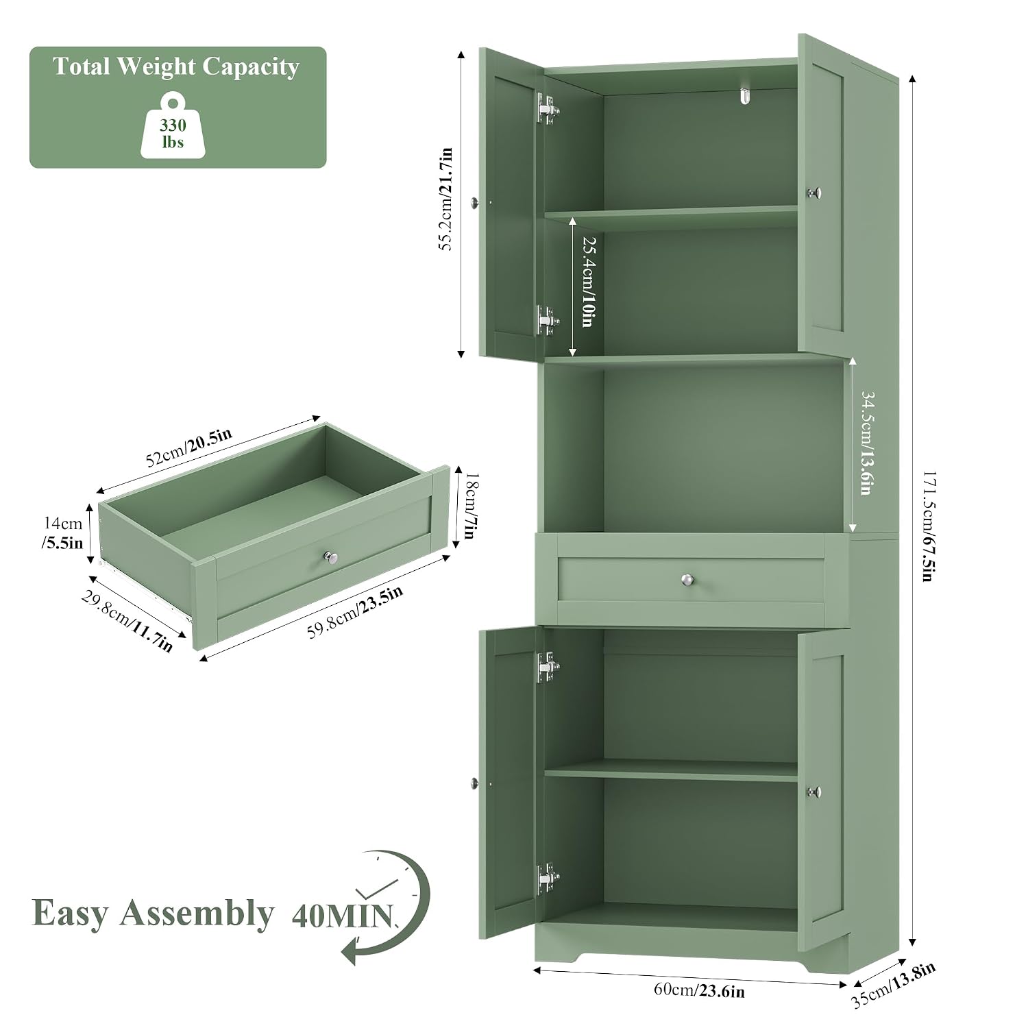 Armoire de rangement de salle  - Home Bathroom Organizer avis et prix
