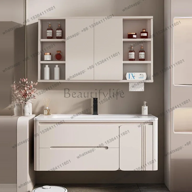 Meuble-lavabo moderne LJY pour - Home Bathroom Vanity Combo avis et prix